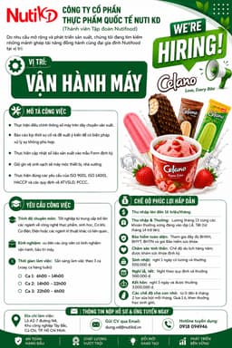 Nhân Viên Vận Hành Máy